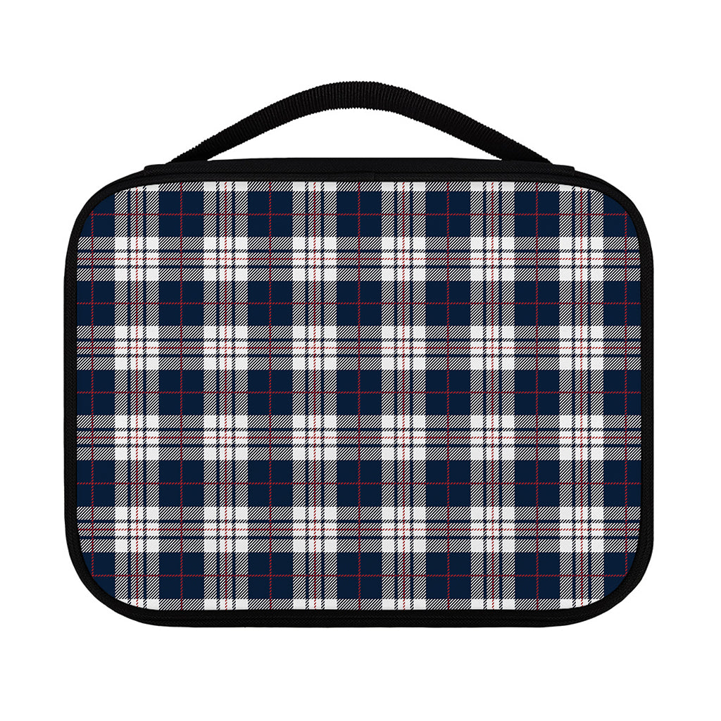 Blue White And Red Tartan Pattern Print Classic Bible Case