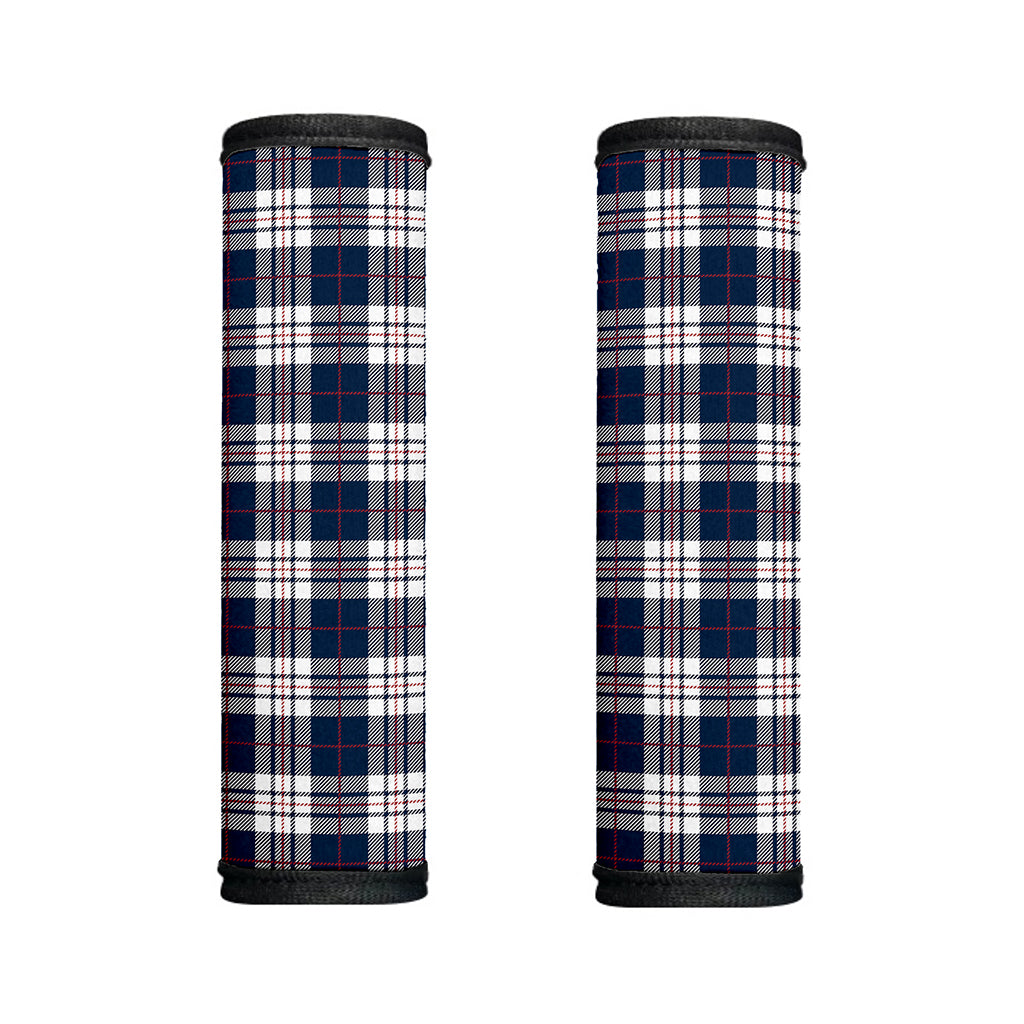Blue White And Red Tartan Pattern Print Handle Covers