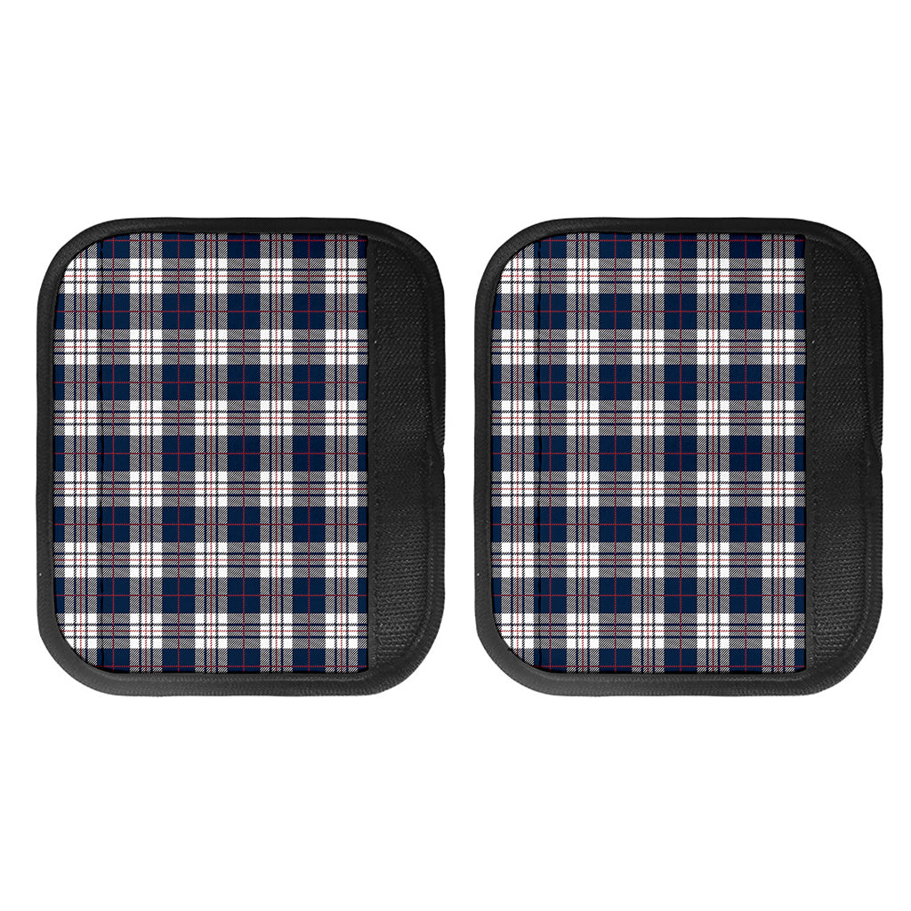 Blue White And Red Tartan Pattern Print Handle Covers