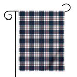 Blue White And Red Tartan Pattern Print House Flag