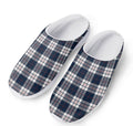Blue White And Red Tartan Pattern Print Mesh Casual Shoes