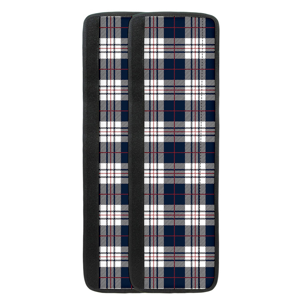 Blue White And Red Tartan Pattern Print Refrigerator Handle Covers