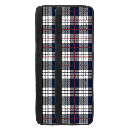 Blue White And Red Tartan Pattern Print Refrigerator Handle Covers