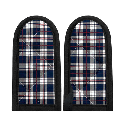 Blue White And Red Tartan Pattern Print Skillet Handle Cover