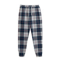 Blue White And Red Tartan Pattern Print Sweatpants
