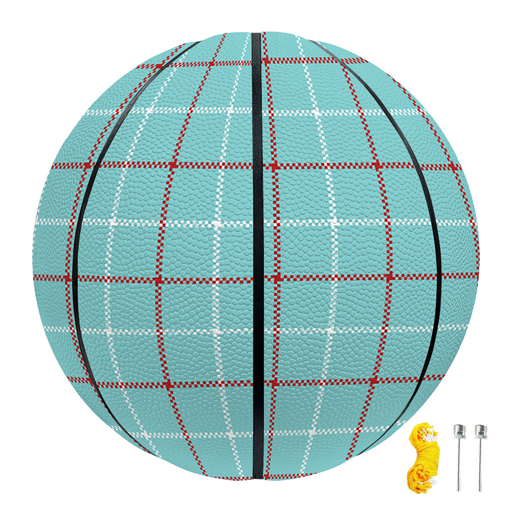Blue White And Red Tattersall Print Basketball