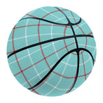 Blue White And Red Tattersall Print Basketball