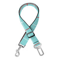 Blue White And Red Tattersall Print Dog Seat Belt