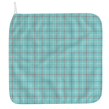 Blue White And Red Tattersall Print Hand Towel