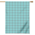 Blue White And Red Tattersall Print House Flag
