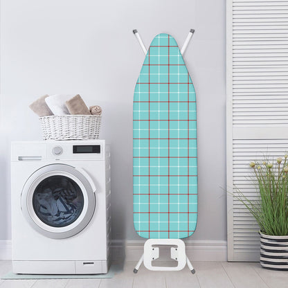 Blue White And Red Tattersall Print Ironing Board Cover