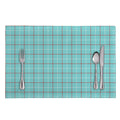 Blue White And Red Tattersall Print Placemat