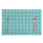 Blue White And Red Tattersall Print Placemat