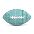 Blue White And Red Tattersall Print Rugby Ball