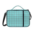 Blue White And Red Tattersall Print Shoulder Strap Bible Bag
