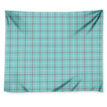 Blue White And Red Tattersall Print Tapestry