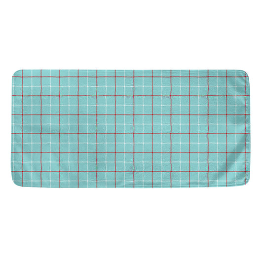 Blue White And Red Tattersall Print Towel