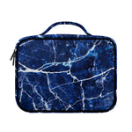 Blue White Marble Print Briefcase Bible Bag