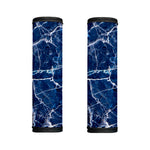 Blue White Marble Print Handle Covers