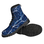 Blue White Marble Print Backpack