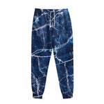 Blue White Marble Print Sweatpants