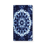 Blue Winter Mandala Print Baby Crib Sheet