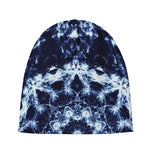 Blue Winter Mandala Print Beanie