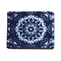 Blue Winter Mandala Print Bifold Wallet