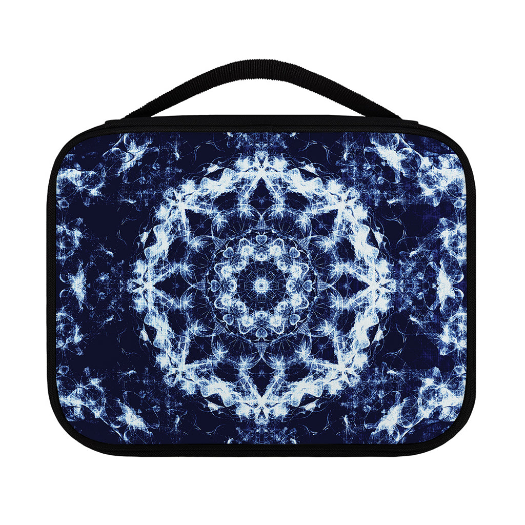 Blue Winter Mandala Print Classic Bible Case
