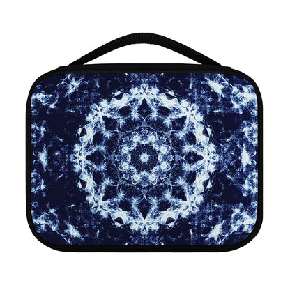 Blue Winter Mandala Print Classic Bible Case
