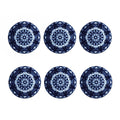 Blue Winter Mandala Print Coaster Set