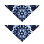 Blue Winter Mandala Print Dog Bandana