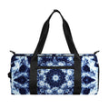 Blue Winter Mandala Print Gym Bag