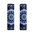 Blue Winter Mandala Print Handle Covers