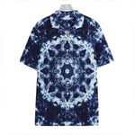 Blue Winter Mandala Print Hawaiian Shirt