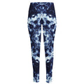 Blue Winter Mandala Print High-Waisted Pocket Leggings