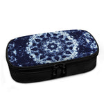 Blue Winter Mandala Print Insulin Cooler Travel Case
