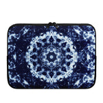 Blue Winter Mandala Print Laptop Sleeve