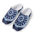 Blue Winter Mandala Print Mesh Casual Shoes