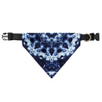 Blue Winter Mandala Print Over The Collar Dog Bandana