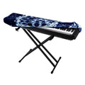 Blue Winter Mandala Print Piano Keyboard Cover
