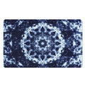 Blue Winter Mandala Print Polyester Doormat