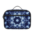 Blue Winter Mandala Print Portable Lunch Bag