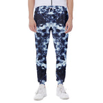 Blue Winter Mandala Print Scuba Joggers