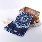 Blue Winter Mandala Print Towel