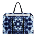 Blue Winter Mandala Print Utility Tote Bag