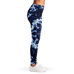 Blue Winter Mandala Print Women's Leggings