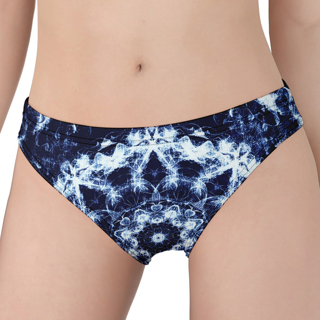 Blue Winter Mandala Print Women's Panties