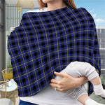 Blue Yellow And Black Plaid Print Baby Seat Cover