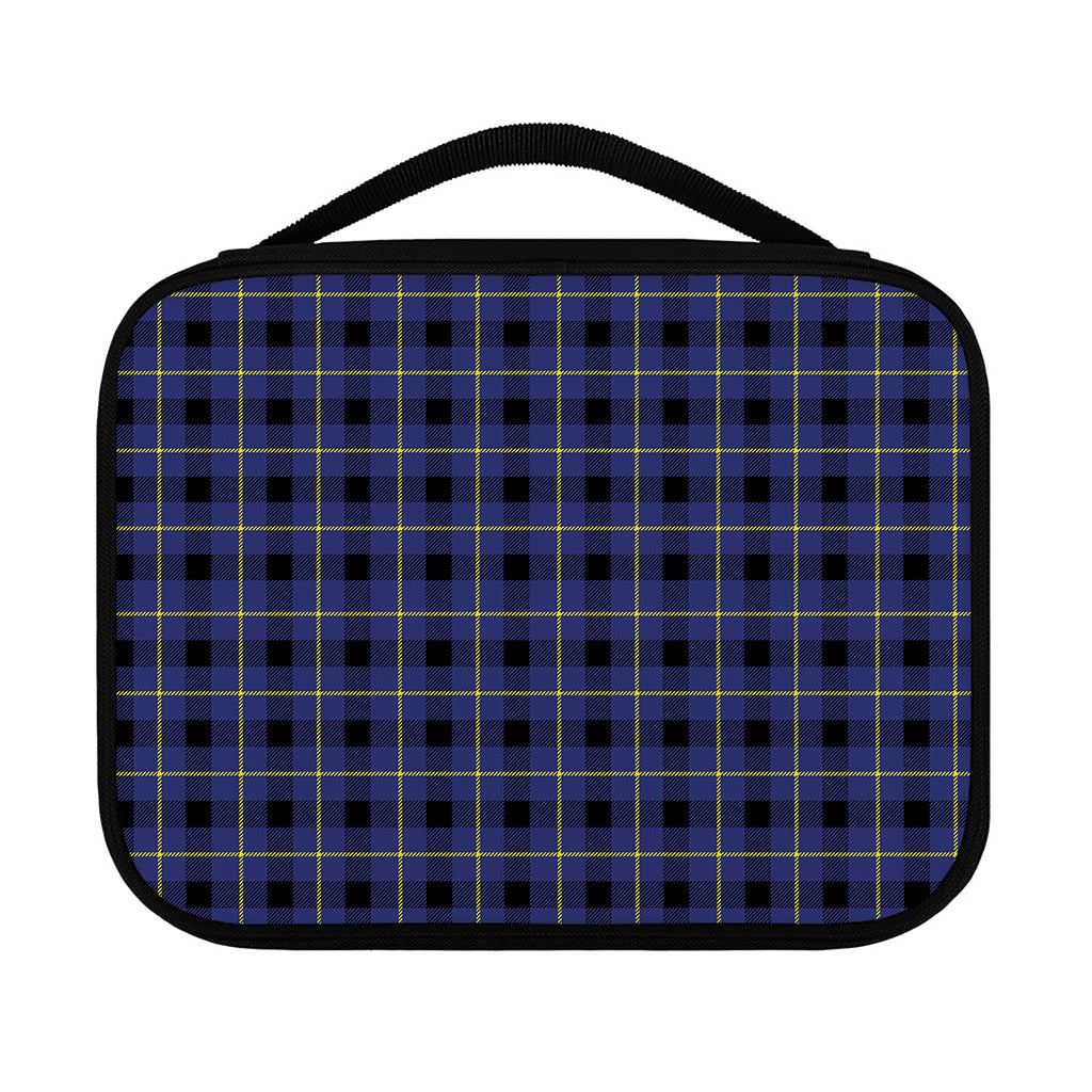 Blue Yellow And Black Plaid Print Classic Bible Case
